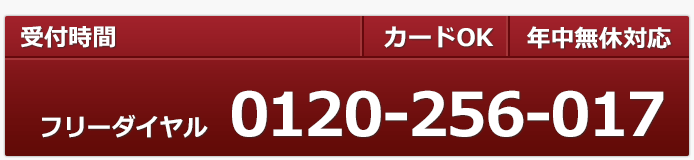 お電話は0120-256-017